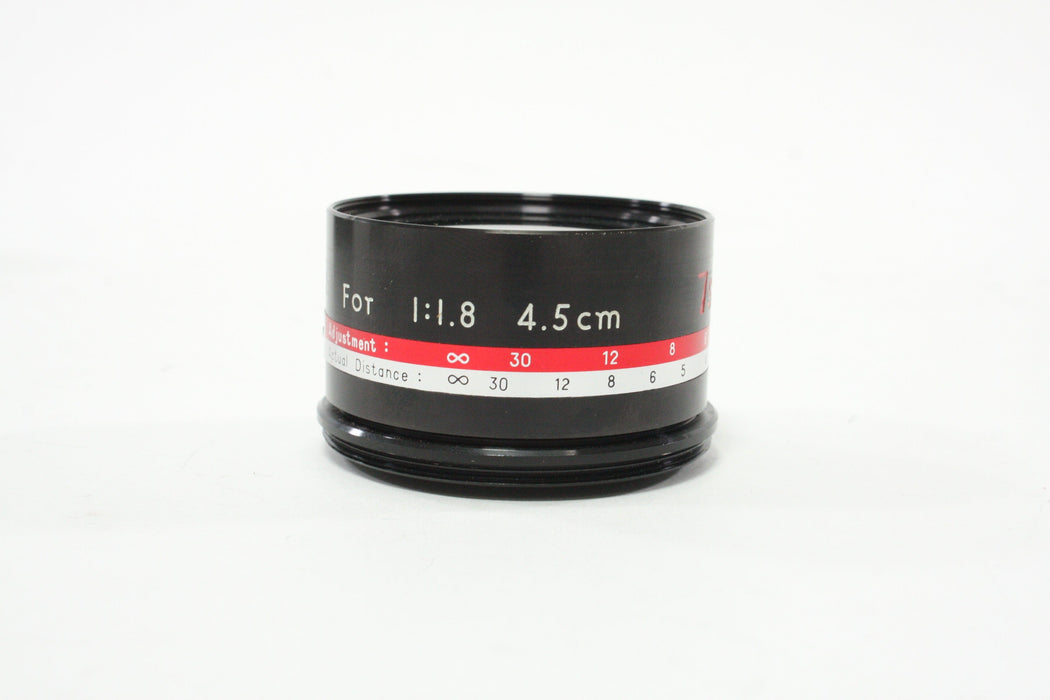 Petri AUX Lens Set with Tele-Wide Finder 75 Wide & 75 Tele for 45mm f/1.8 with Case