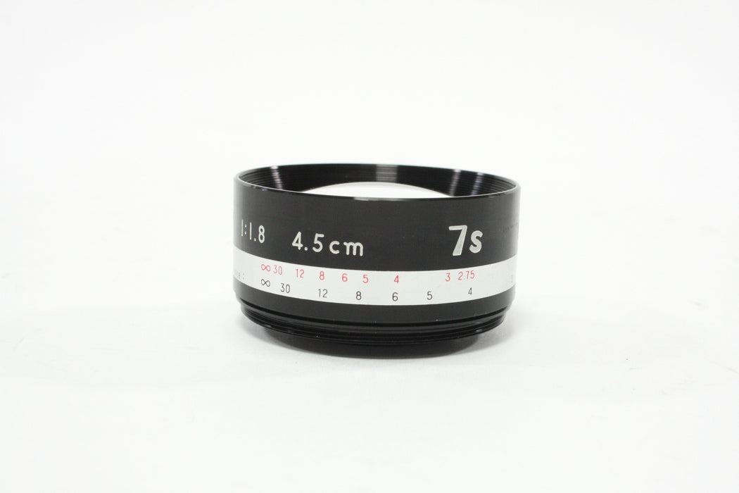 Petri AUX Lens Set with Tele-Wide Finder 75 Wide & 75 Tele for 45mm f/1.8 with Case