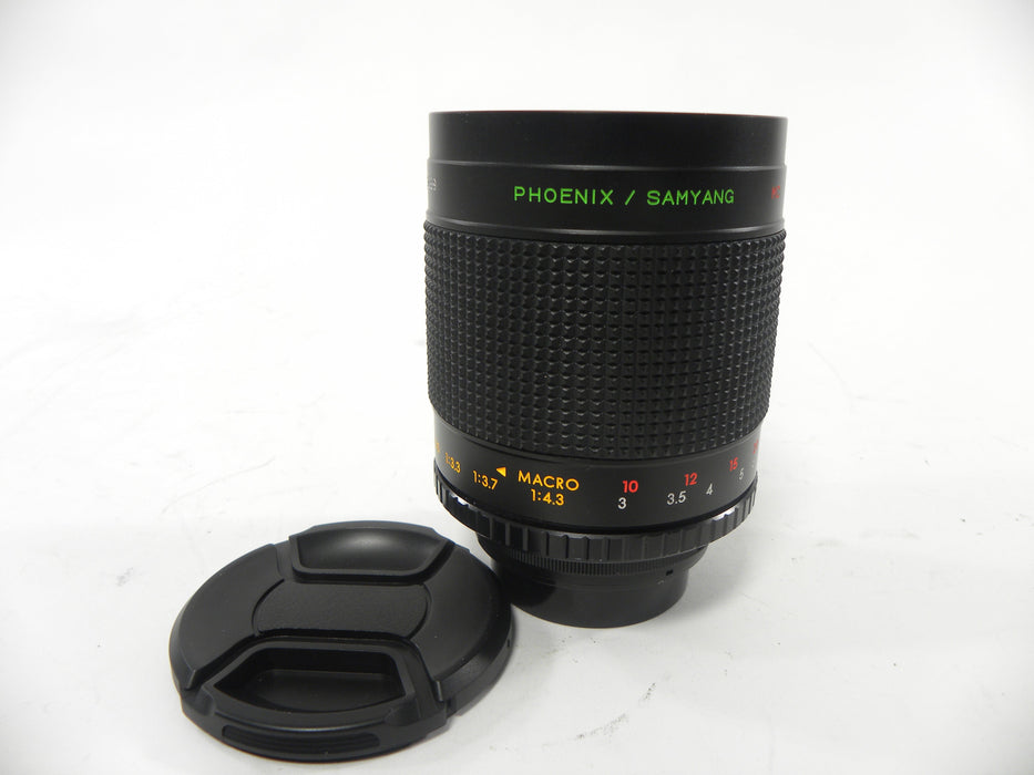 Phoenix/Samyang MC 500mm f8.0 Mirror lens w/T Mount & K adapter