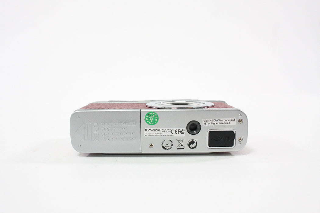 Polaroid iE 827 Digital Point-and-Shoot Camera 8x Zoom 18mp (Red)
