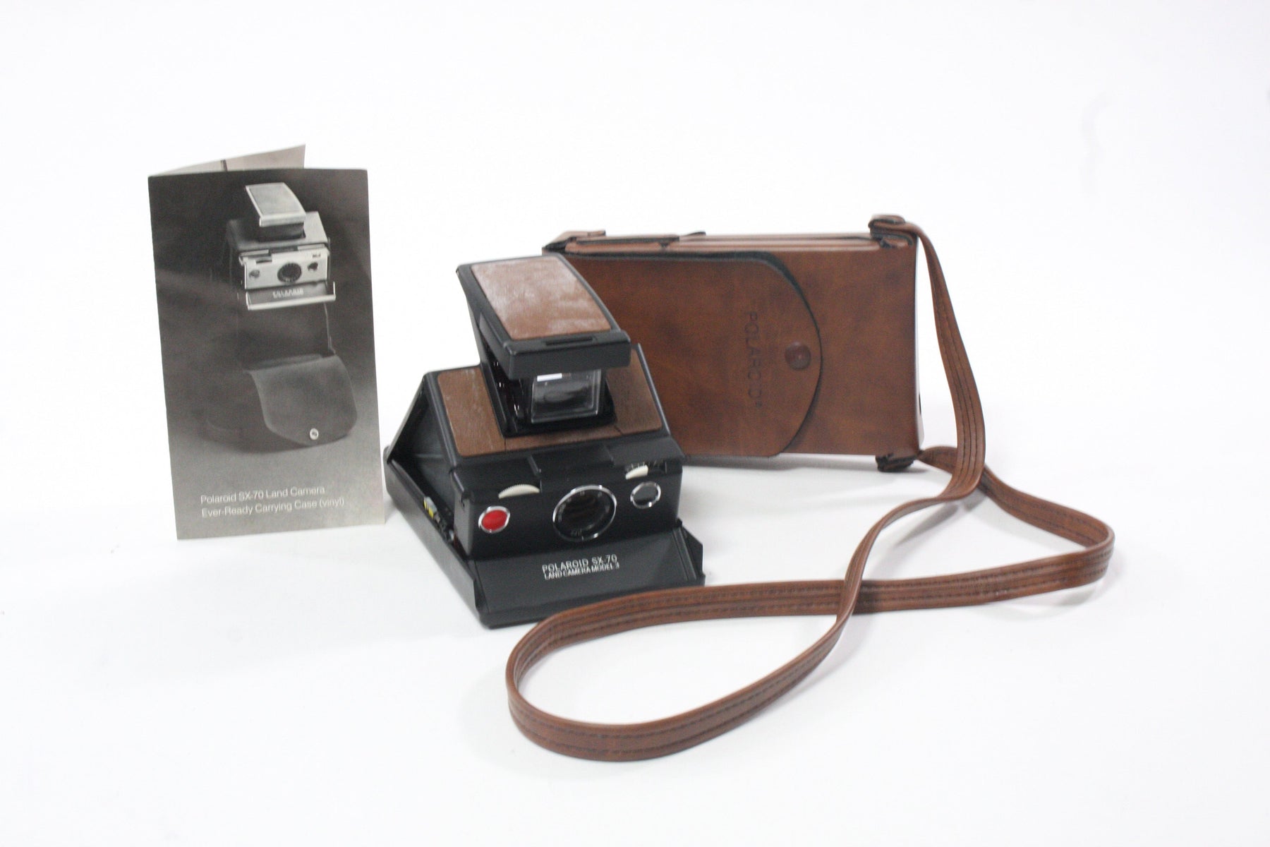 Polaroid SX-70 Land Camera Model 3 with Ever-Ready Case