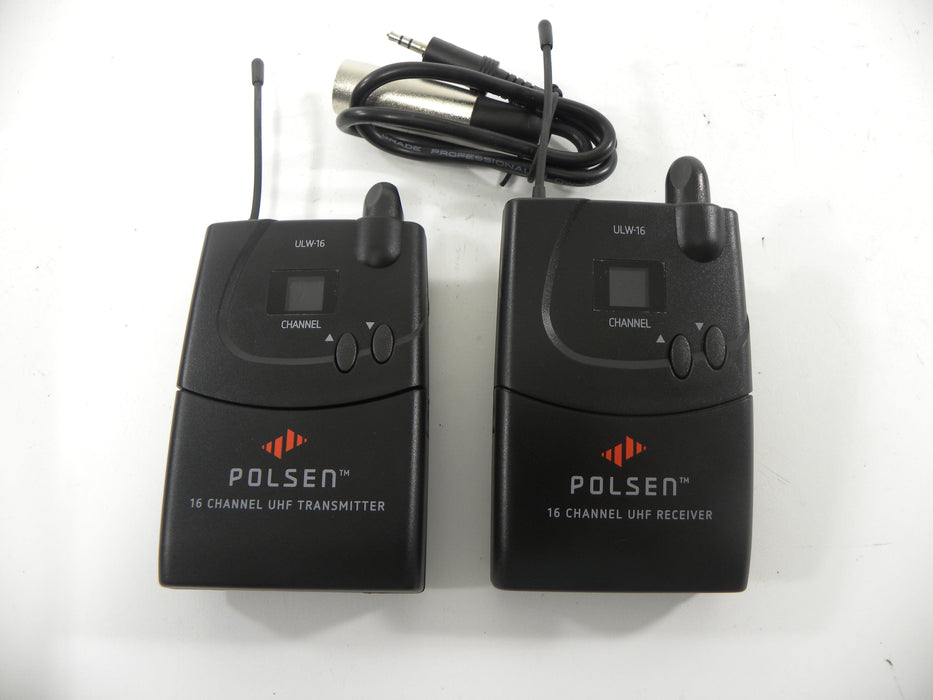 Polsen ULW-16  Transmitter & Receiver 16 Channel
