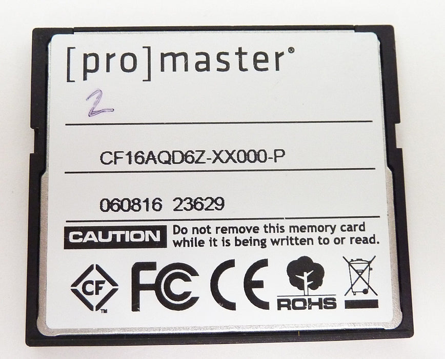 Promaster 16gb CF card - Pre Owned
