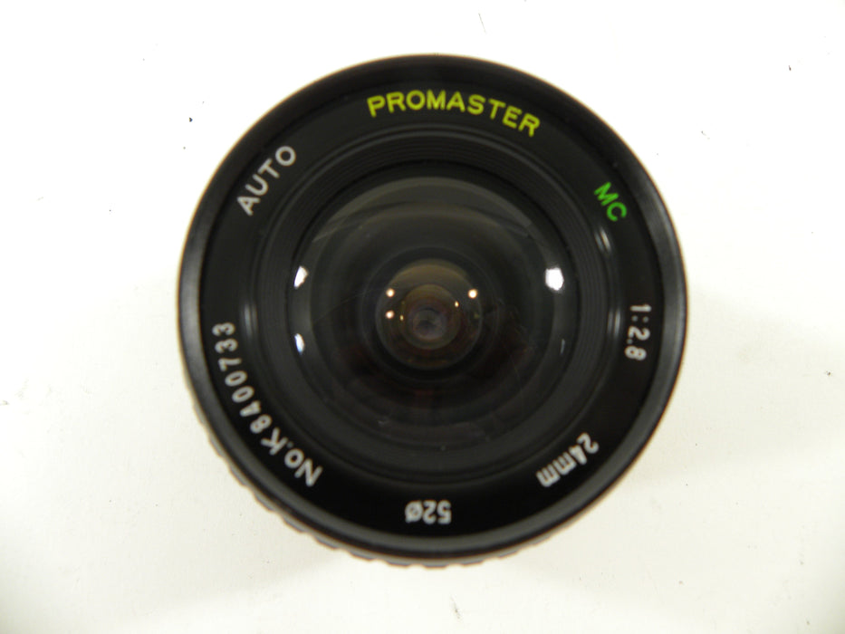 Promaster Auto MC 24mm f2.8 K-Mount lens