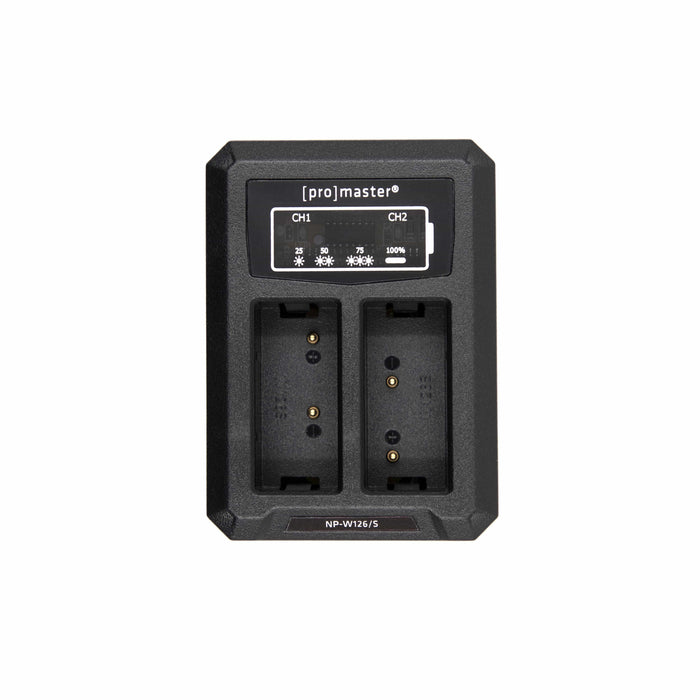 Promaster Dually Charger - USB for Fujifilm NP-W126(S)