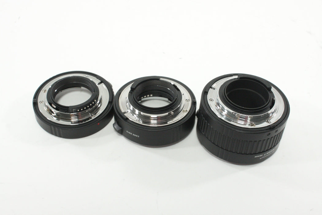 Promaster Extension Tube Set 12mm, 20mm, 36mm for Nikon F Code 8819