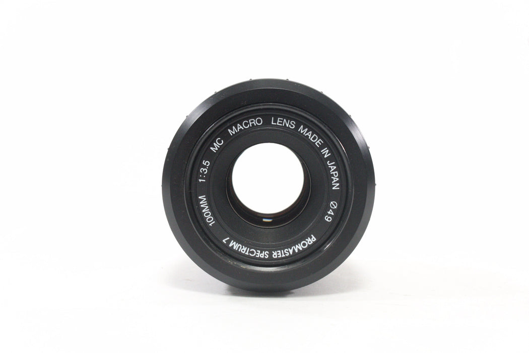 Promaster Spectrum 7 100mm f/3.5 Macro Lens for Canon FD Mount