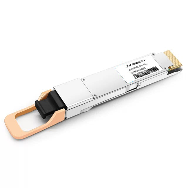400GBASE-SR4 QSFP-DD PAM4 850nm MMF Optical Transceiver, MPO-12 APC, QDD-400G-VR4