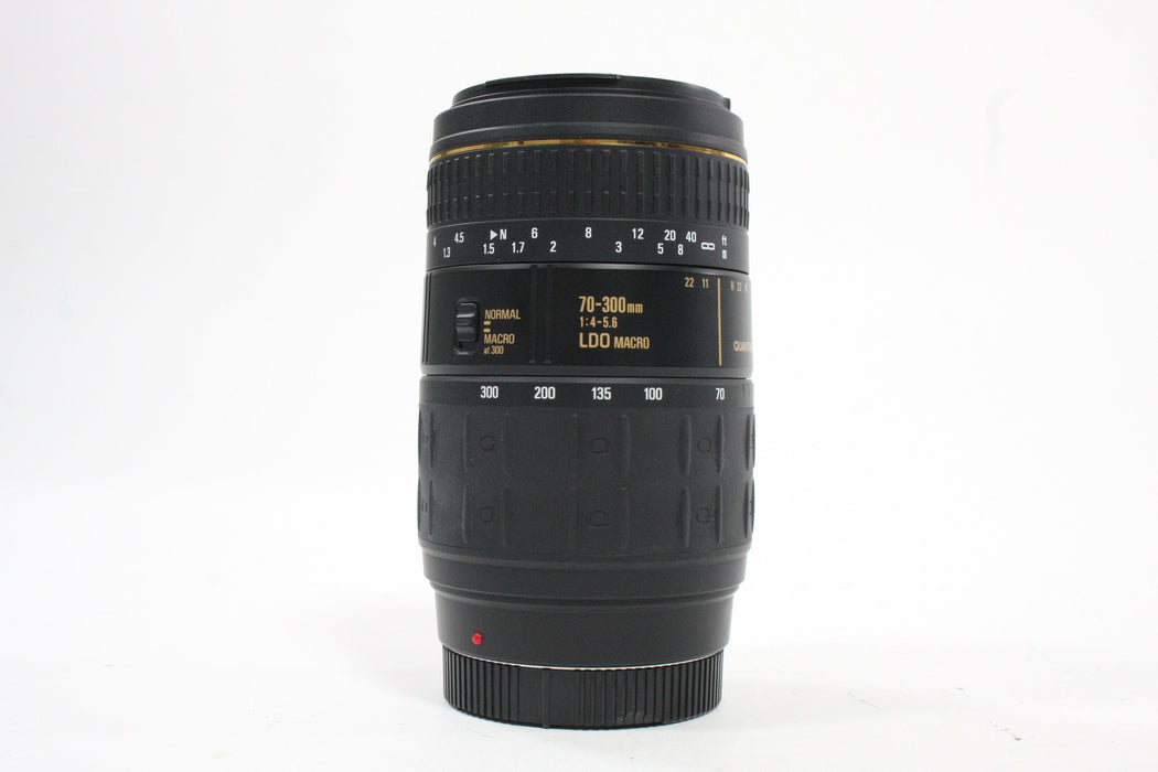Quantarary 70-300mm f/4-5.6 Tech-10 MX AF LDO Macro Lens for Minolta A Mount