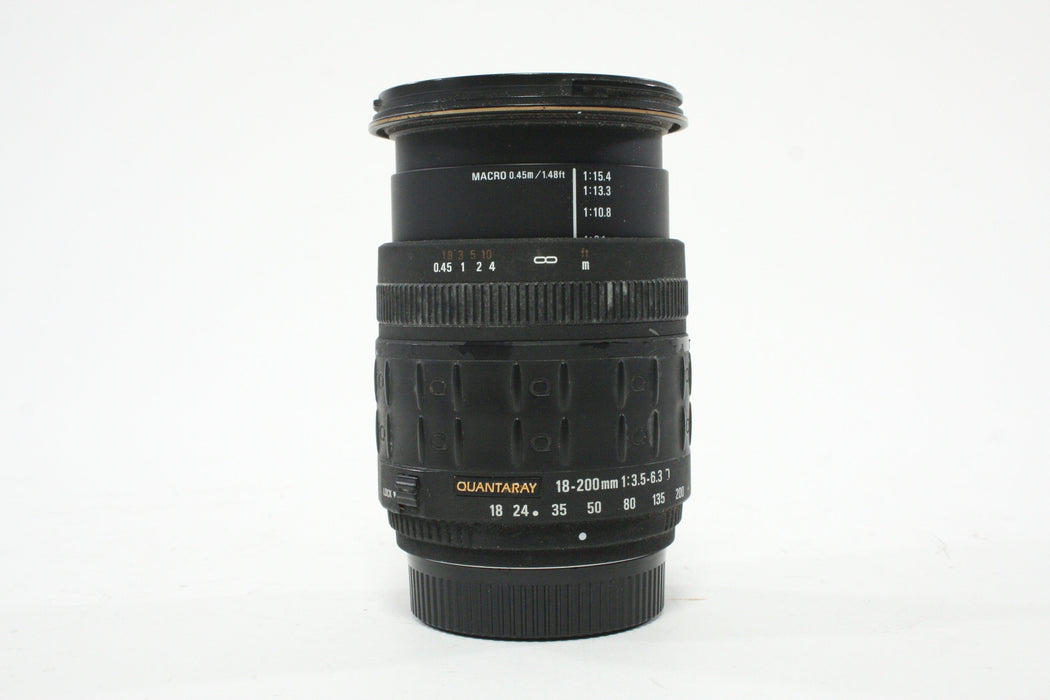 Quantaray 18-200mm f/3.5-6.3 DiO Lens for Nikon F Mount
