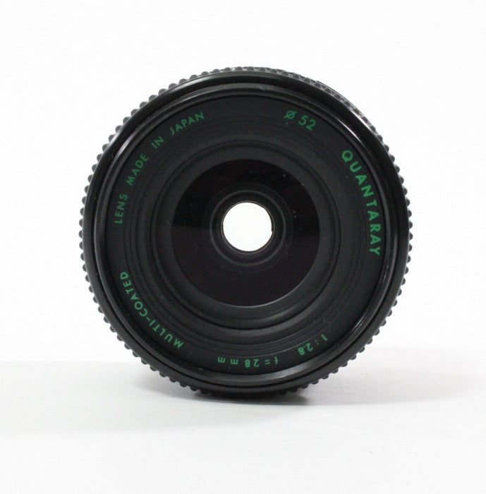 Quantaray 28mm f/2.8 for PK Mount