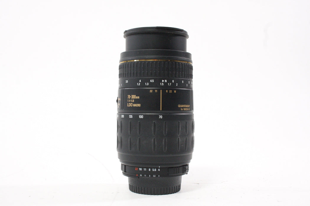 Quantaray 70-300mm f/4-5.6 Lens for Nikon AF Mount