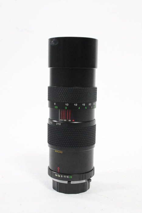 Quantaray 85-210mm f/3.8 MC Lens for Minolta MD Mount