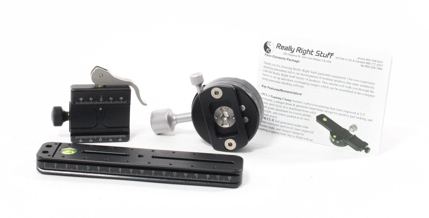 Really Right Stuff Pano Elements Package MRP-192 PCL-1 B Panning Clamp