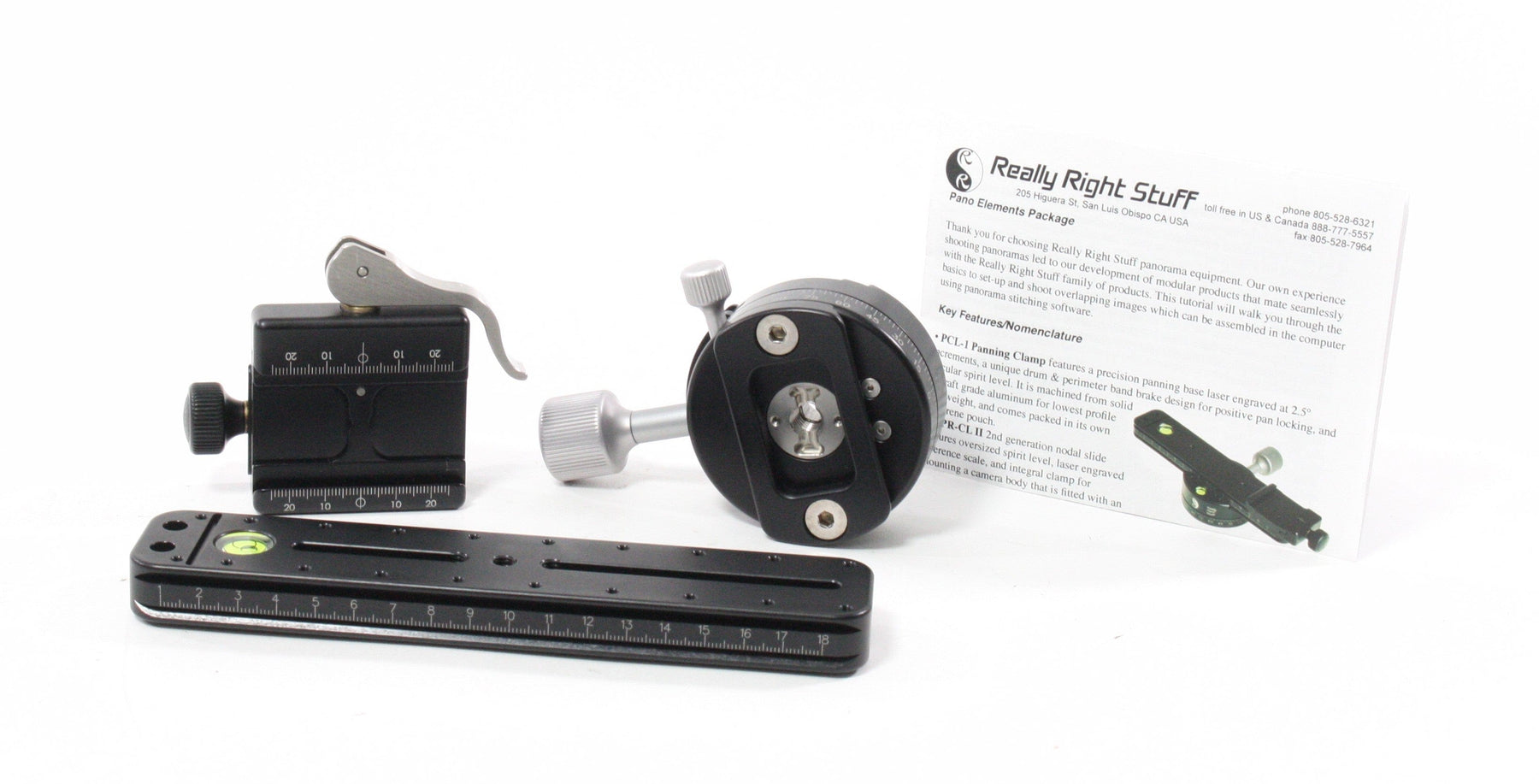 Really Right Stuff Pano Elements Package MRP-192 PCL-1 B Panning Clamp