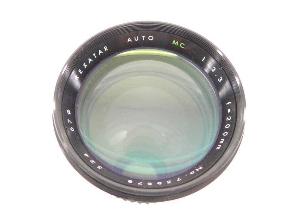 Rexatar Auto MC 524 200mm f3.3 Konica AR Mount