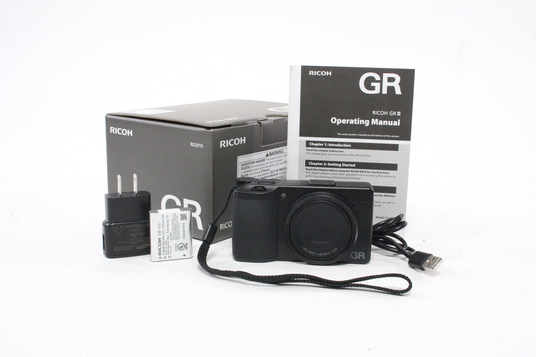 Ricoh GR III Digital Camera 4x Zoom 24.4mp