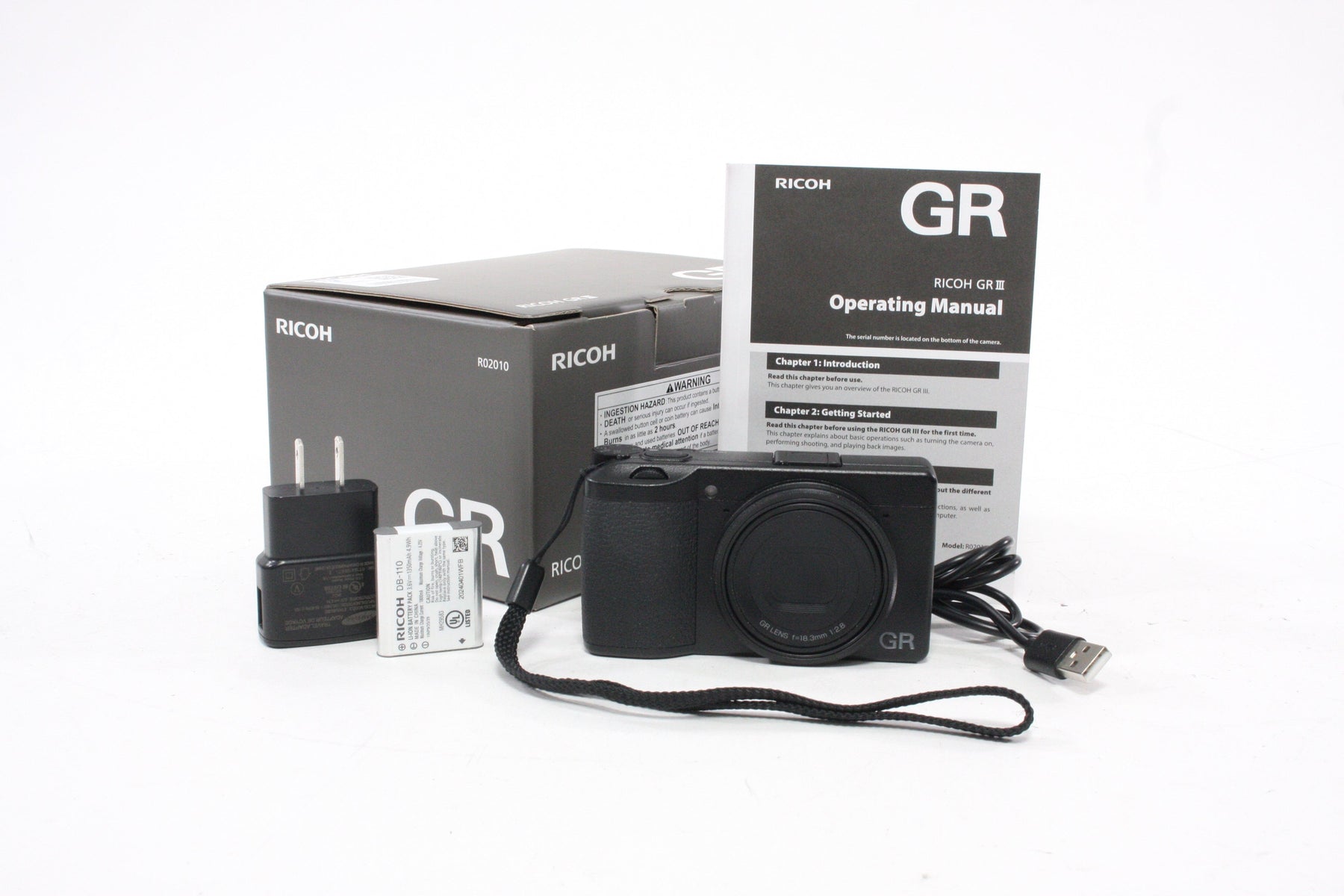 Ricoh GR III Digital Camera 4x Zoom 24.4mp