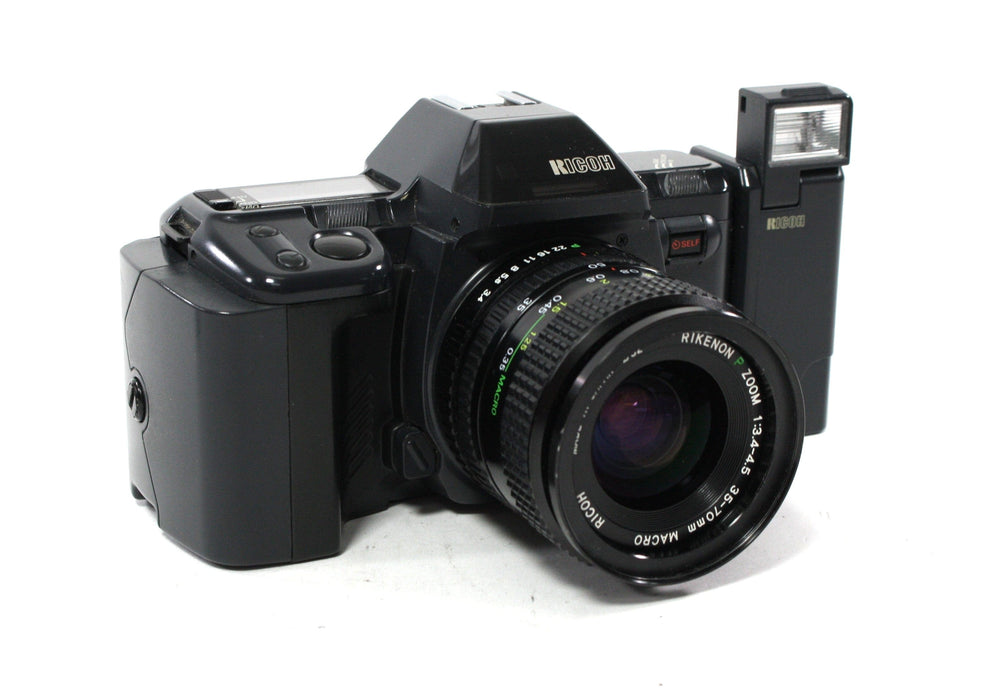 Ricoh XR-M 35mm Camera with PX Speedlite and 35-70mm f/3.4-4.5 Lens