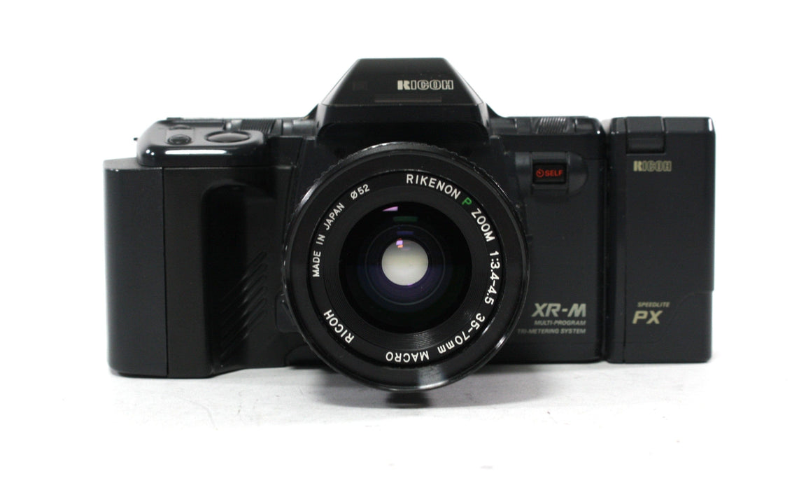 Ricoh XR-M 35mm Camera with PX Speedlite and 35-70mm f/3.4-4.5 Lens