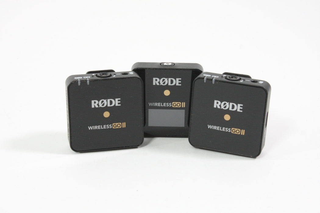 Rode Wireless GO II Microphone Set - 1 x Receiver and 2 x Microphones/Transmitters