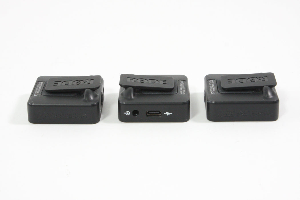 Rode Wireless GO II Microphone Set - 1 x Receiver and 2 x Microphones/Transmitters