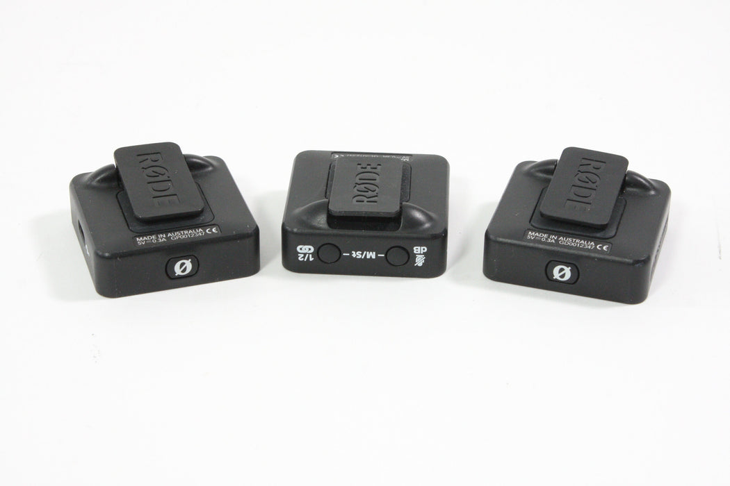Rode Wireless GO II Microphone Set - 1 x Receiver and 2 x Microphones/Transmitters