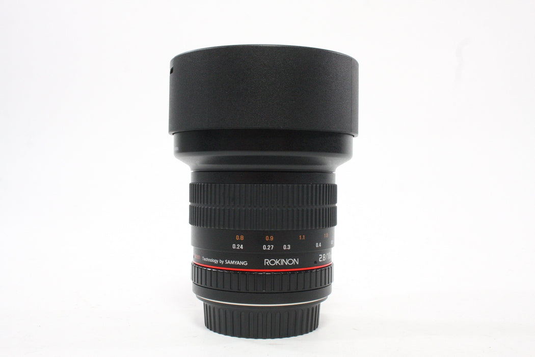 Rokinon 10mm f/2.8 ED AS NCS CS Manual Focus Lens for Canon EF Mount