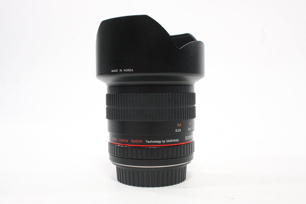 Rokinon 10mm f/2.8 ED AS NCS CS Manual Focus Lens for Canon EF Mount