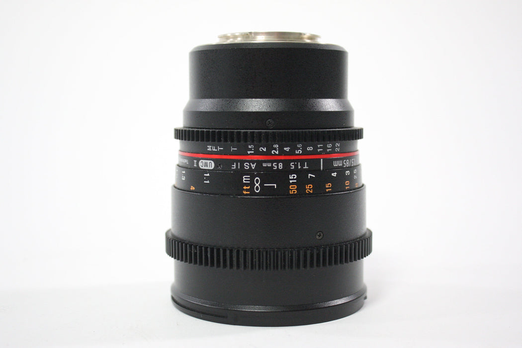 Rokinon 85mm T/1.5 AS IF UMC II for micro 4/3 mount