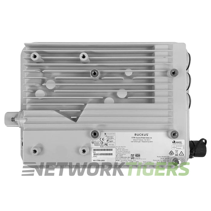 Ruckus 901-T750-US02 4x4:4 Wi-Fi 6 Outdoor Wireless AP w/ 2.56Gbps Backhaul