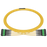 Pre-terminated MPO 4x4 Shuffle Trunk Cable, 32 Fibers, 4 x MPO-8 APC (Female) to 4 x MPO-8 APC (Female), Single Mode (OS2), Type 4, LSZH, 0.35dB Max, Breakout 80cm, Yellow