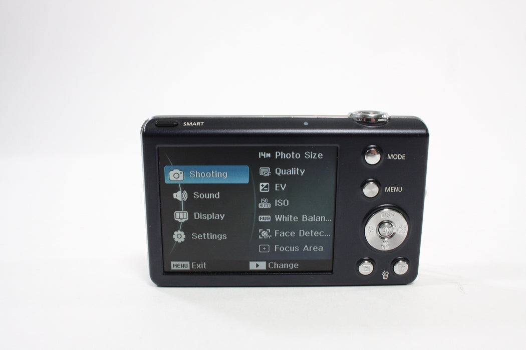 Samsung ST65 Digital Point-and-Shoot Camera 5x Zoom 14.2mp (Blue)