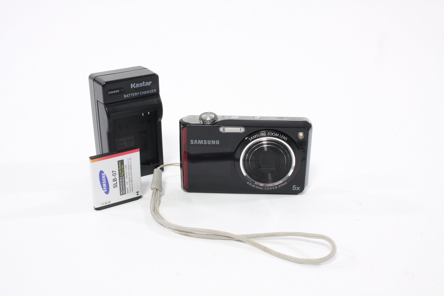 Samsung TL20 5x Zoom 12.4mp Digital Point-and-Shoot Camera (Burgandy)