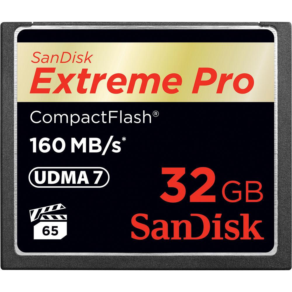 SanDisk Extreme Pro 32GB CF Memory Card 160MB/s