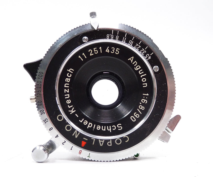 Schneider Angulon 90mm f6.8 with Copal 0 Shutter