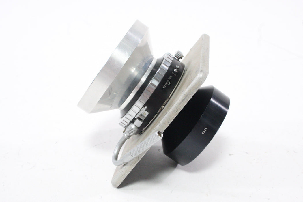 Schneider Super Angulon 90MM F8 Compur Shutter on 3.5 x 3.5 Inch Lens Board