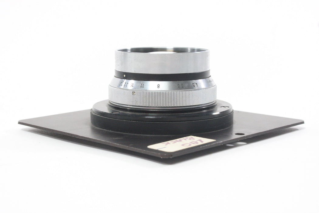 Schneider Xenar 180mm f/4.5 on a 4.5x4.5 Notched Lens Board
