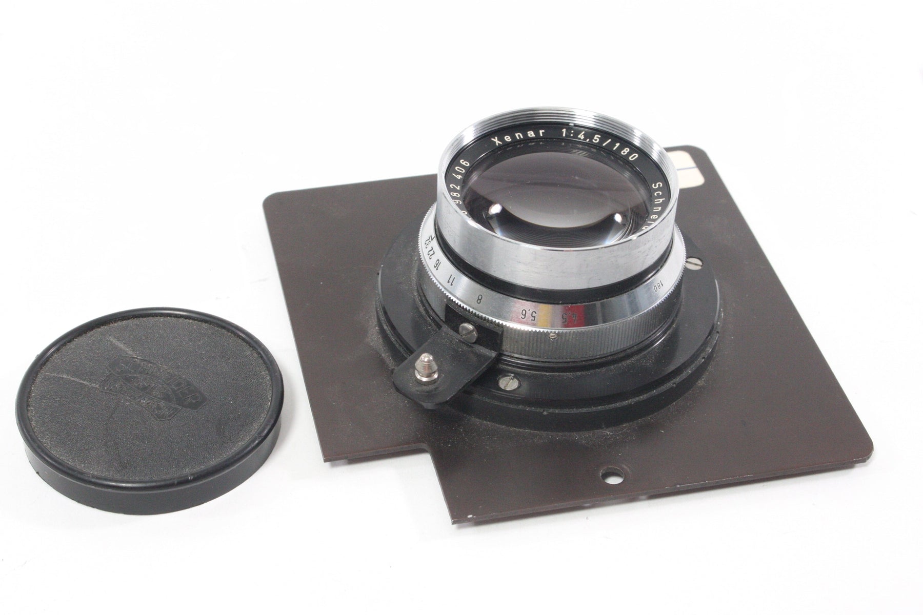 Schneider Xenar 180mm f/4.5 on a 4.5x4.5 Notched Lens Board