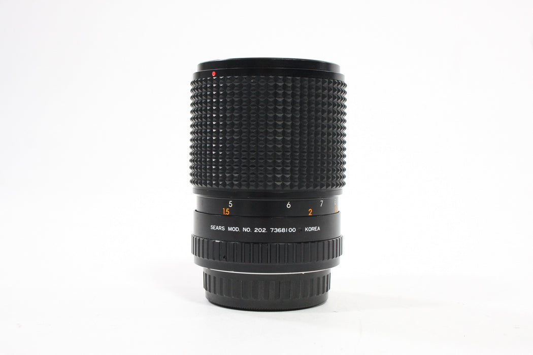 Sears 135mm f/2.8 Lens for K Mount