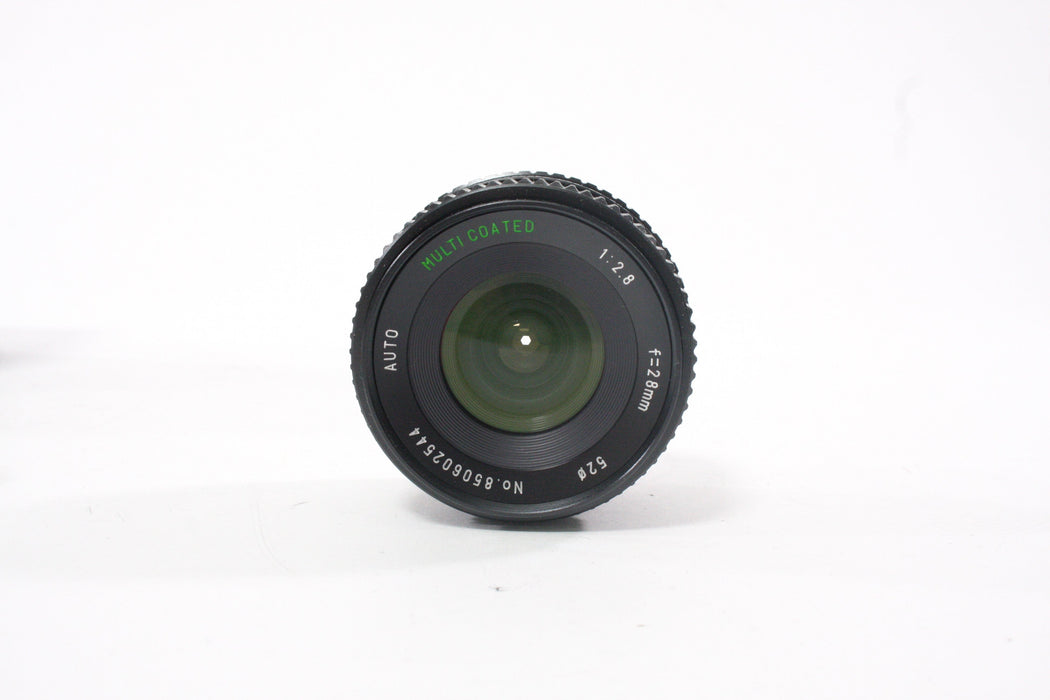 Sears 28mm f/2.4 Lens for PK Mount