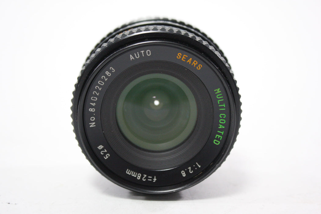 Sears 28mm f/2.8 Lens for Pentax K Mount