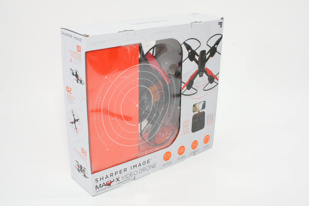 Sharper Image Mach X Video Drone - Selling As Is - No Returns