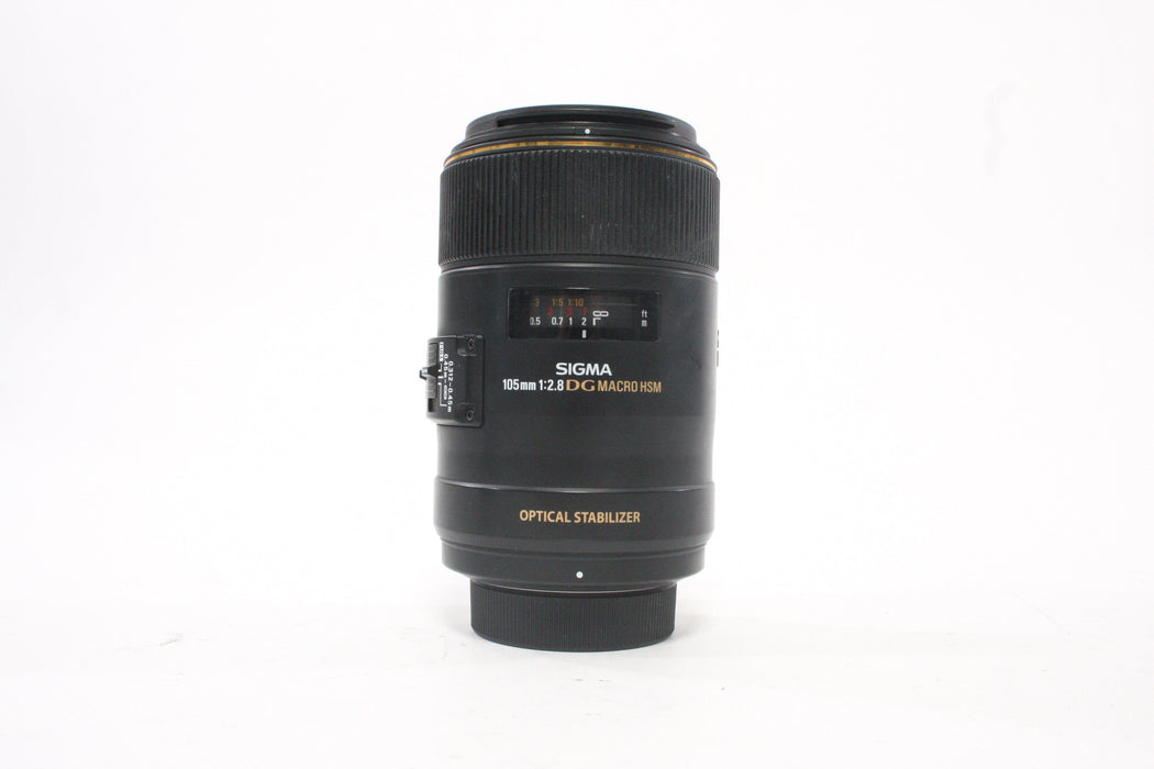 Sigma 105mm f/2.85 DG Macro HSM Optical Stabilizer Lens for Nikon F Mount
