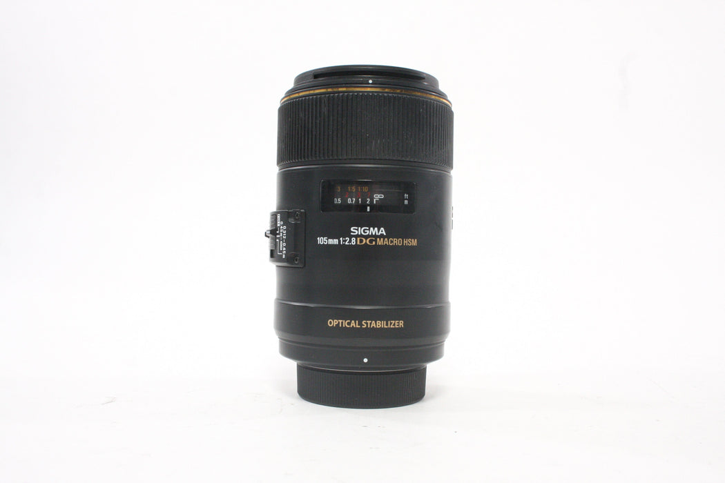 Sigma 105mm f/2.85 DG Macro HSM Optical Stabilizer Lens for Nikon F Mount