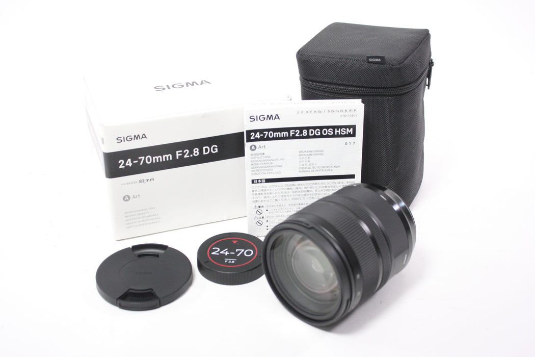 Sigma 24-70mm f/2.8 DG Art Lens for Canon EF Mount