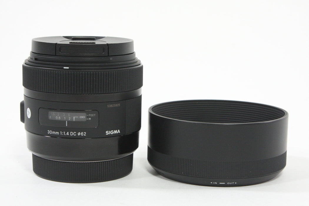 Sigma 30mm F1.4 DC Art Lens for Canon EF-S