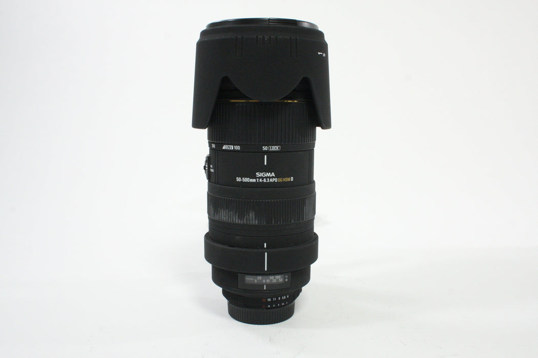 Sigma 50-500mm f/4-6.3 APO DG HSM D Lens for Nikon AF Mount