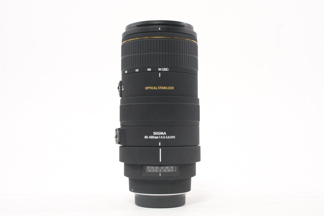 Sigma 80-400mm f/4.5-5.6 APO EX OS Lens for SA Mount