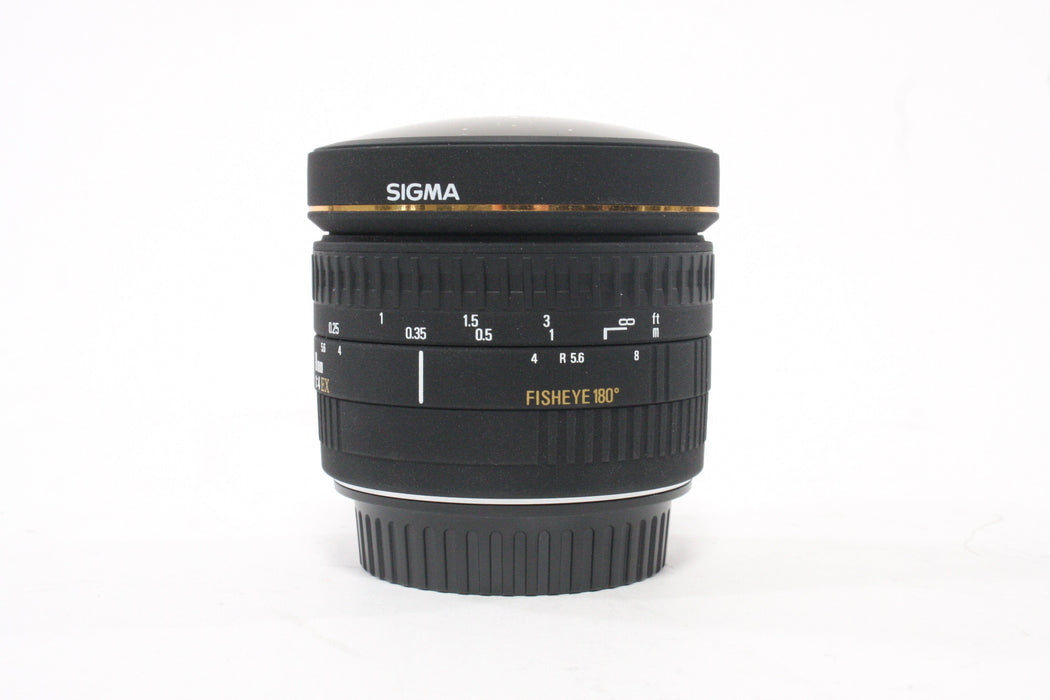 Sigma 8mm Fisheye F4ex Lens for Canon EF Mount